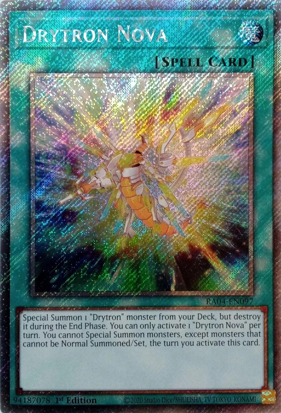 Drytron Nova [RA04-EN097] Platinum Secret Rare | The CG Realm