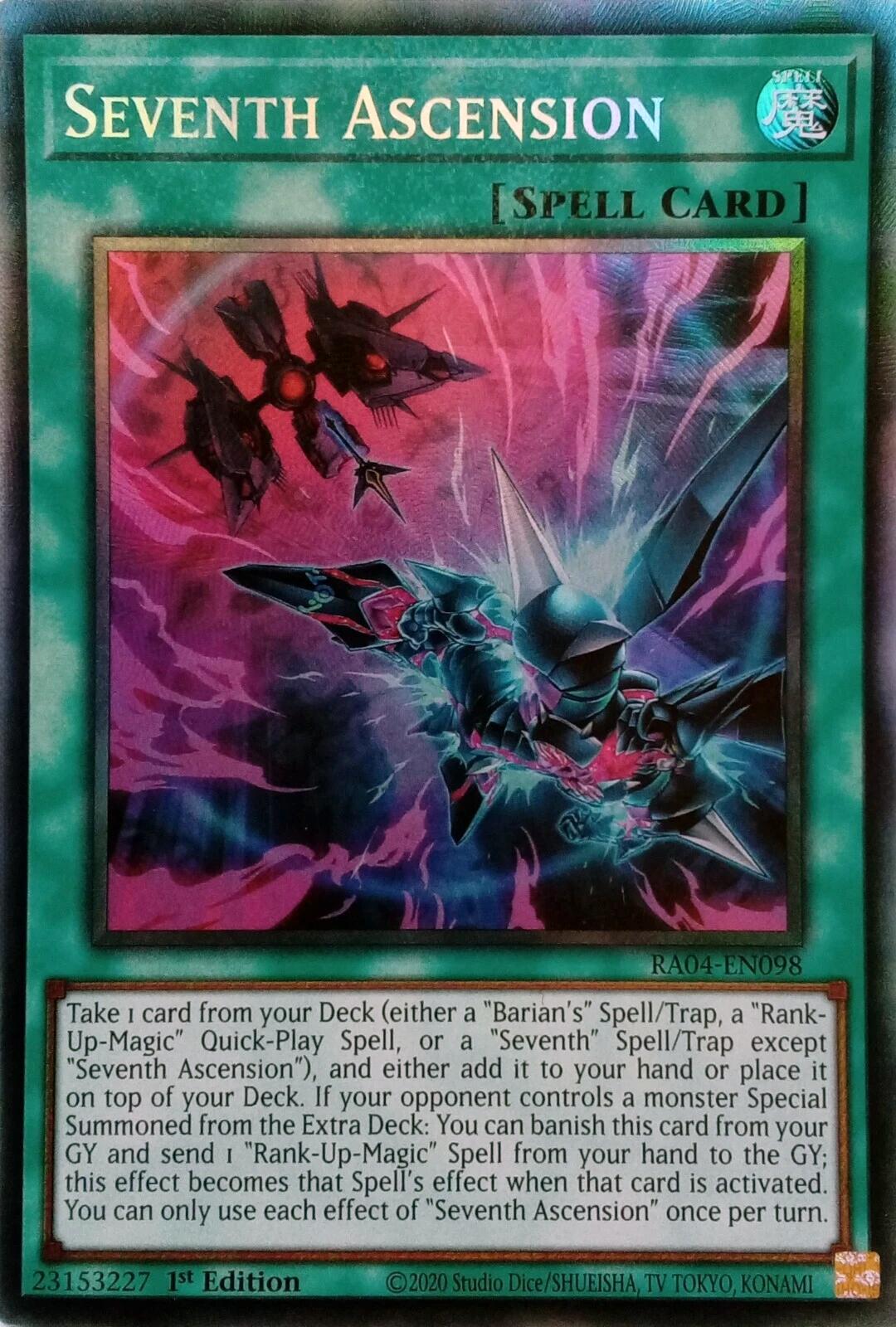 Seventh Ascension [RA04-EN098] Prismatic Collector's Rare | The CG Realm