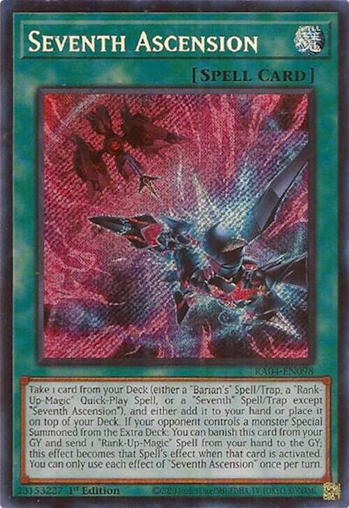 Seventh Ascension [RA04-EN098] Secret Rare | The CG Realm