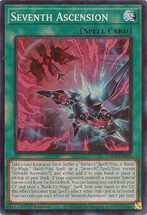 Seventh Ascension [RA04-EN098] Super Rare | The CG Realm