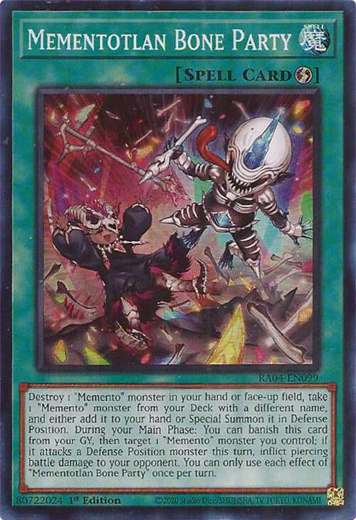 Mementotlan Bone Party [RA04-EN099] Super Rare | The CG Realm