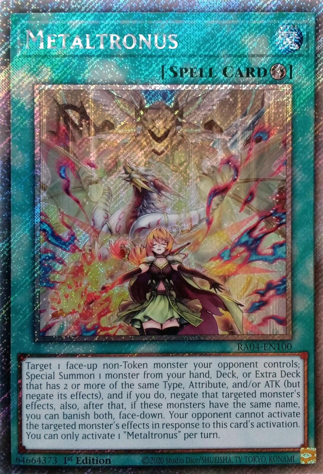 Metaltronus [RA04-EN100] Platinum Secret Rare | The CG Realm