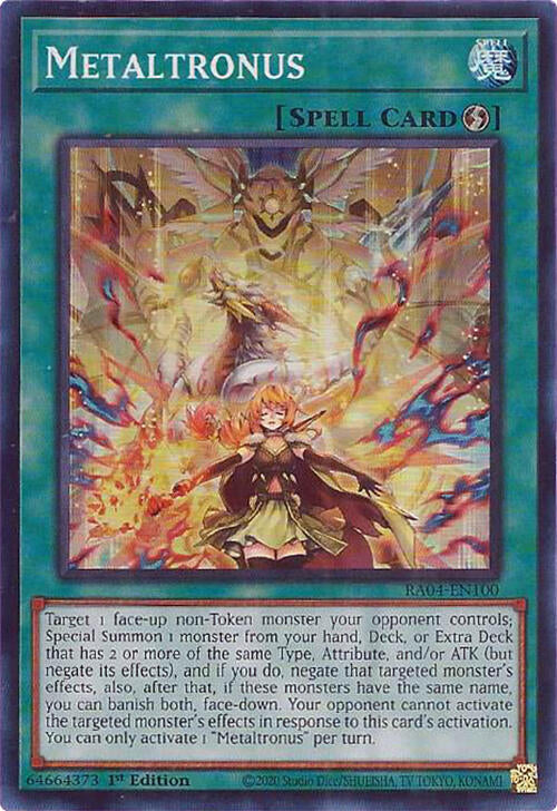 Metaltronus [RA04-EN100] Super Rare | The CG Realm