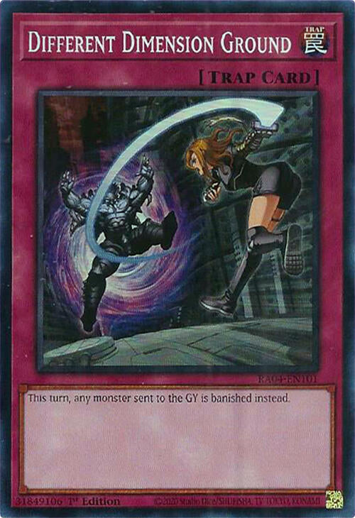 Different Dimension Ground [RA04-EN101] Super Rare | The CG Realm