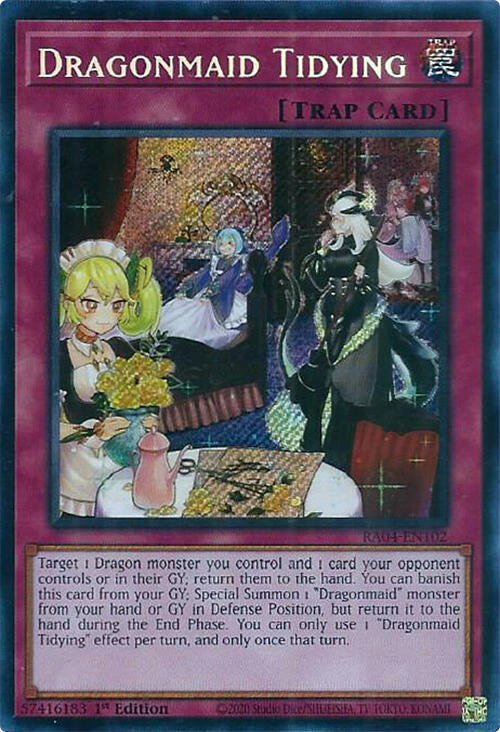 Dragonmaid Tidying [RA04-EN102] Secret Rare | The CG Realm