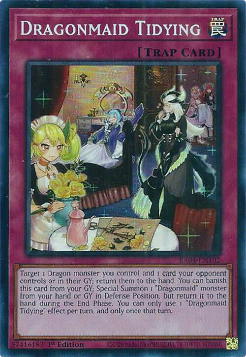Dragonmaid Tidying [RA04-EN102] Super Rare | The CG Realm