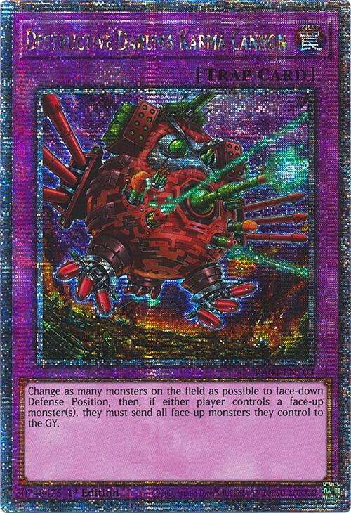 Destructive Daruma Karma Cannon [RA04-EN103] Quarter Century Secret Rare | The CG Realm