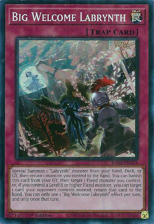 Big Welcome Labrynth [RA04-EN104] Super Rare | The CG Realm