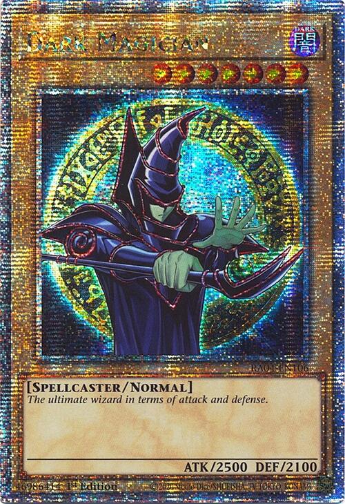 Dark Magician (9th Art) [RA04-EN106] Quarter Century Secret Rare | The CG Realm