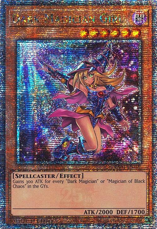 Dark Magician Girl (7th Art) [RA04-EN107] Quarter Century Secret Rare | The CG Realm