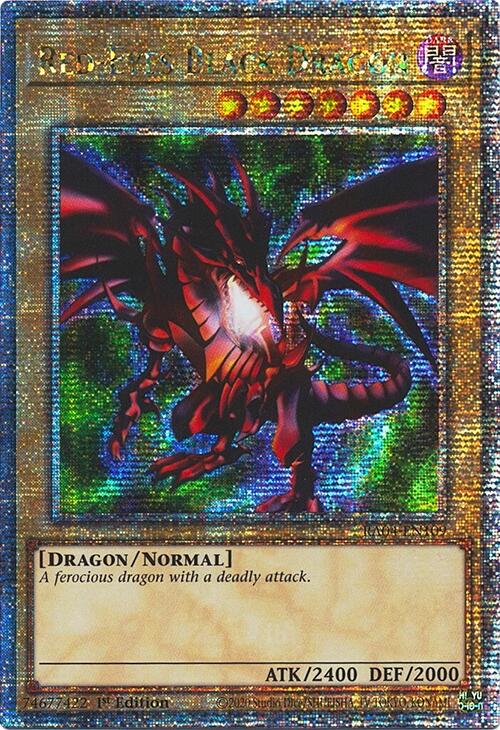 Red-Eyes Black Dragon (4th Art) [RA04-EN109] Quarter Century Secret Rare | The CG Realm