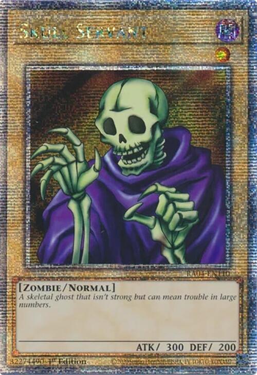 Skull Servant [RA04-EN110] Quarter Century Secret Rare | The CG Realm