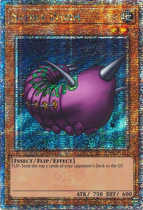Needle Worm [RA04-EN112] Quarter Century Secret Rare | The CG Realm