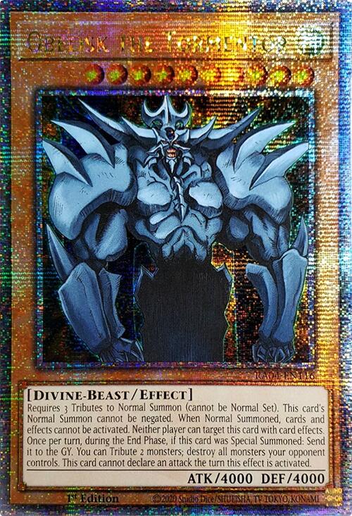 Obelisk the Tormentor [RA04-EN116] Quarter Century Secret Rare | The CG Realm