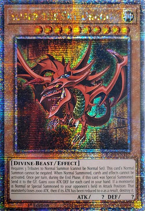 Slifer the Sky Dragon [RA04-EN117] Quarter Century Secret Rare | The CG Realm