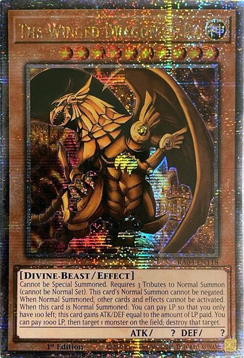 The Winged Dragon of Ra [RA04-EN118] Quarter Century Secret Rare | The CG Realm