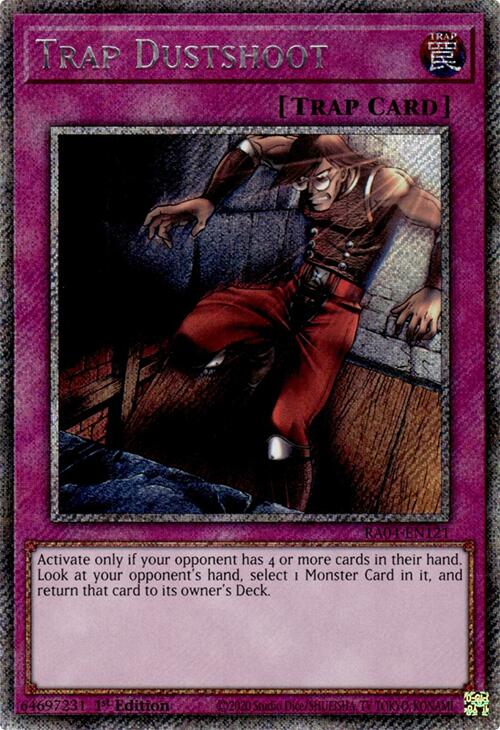 Trap Dustshoot [RA04-EN121] Platinum Secret Rare | The CG Realm