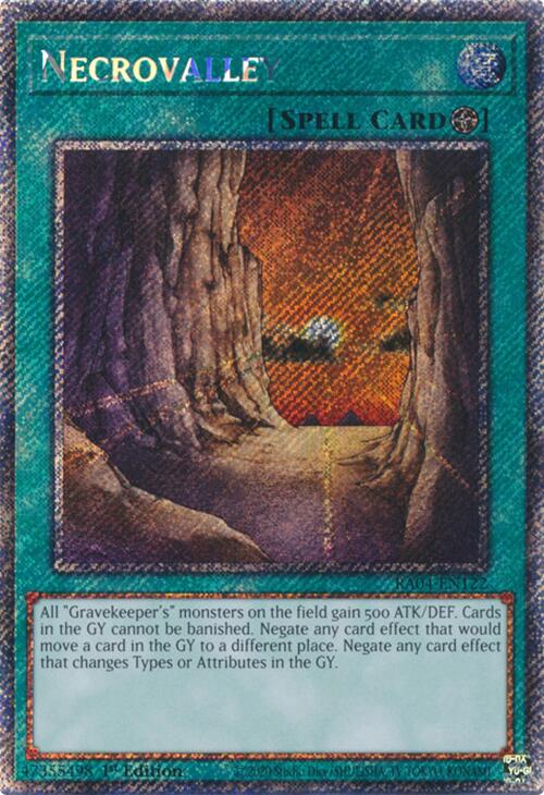 Necrovalley [RA04-EN122] Platinum Secret Rare | The CG Realm