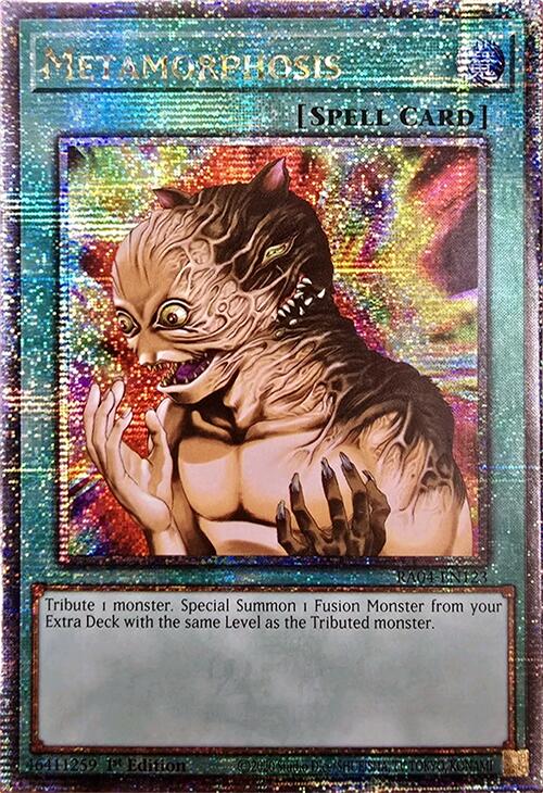 Metamorphosis [RA04-EN123] Quarter Century Secret Rare | The CG Realm