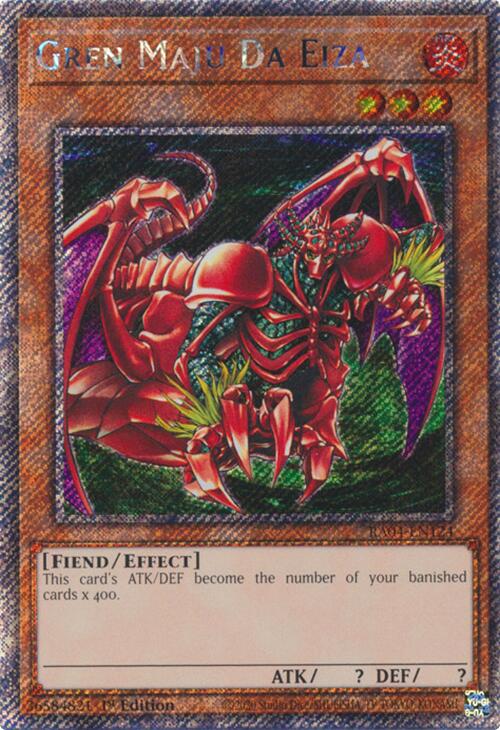 Gren Maju Da Eiza [RA04-EN124] Platinum Secret Rare | The CG Realm