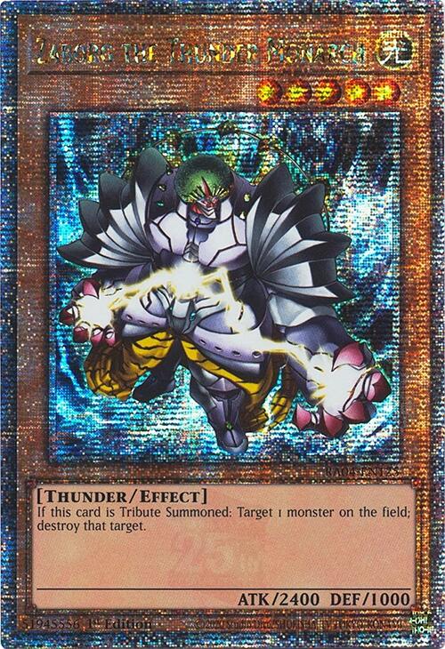 Zaborg the Thunder Monarch [RA04-EN125] Quarter Century Secret Rare | The CG Realm