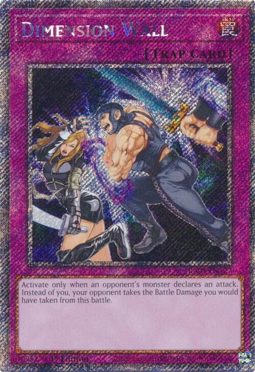 Dimension Wall [RA04-EN127] Platinum Secret Rare | The CG Realm