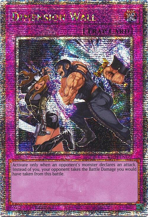 Dimension Wall [RA04-EN127] Quarter Century Secret Rare | The CG Realm