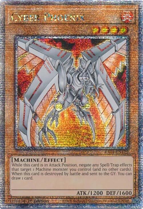 Cyber Phoenix [RA04-EN129] Quarter Century Secret Rare | The CG Realm