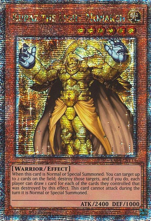 Kuraz the Light Monarch [RA04-EN133] Quarter Century Secret Rare | The CG Realm