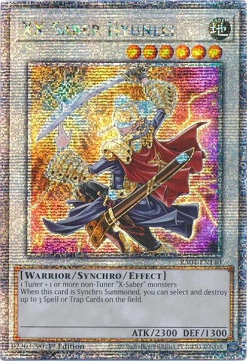 XX-Saber Hyunlei [RA04-EN140] Quarter Century Secret Rare | The CG Realm