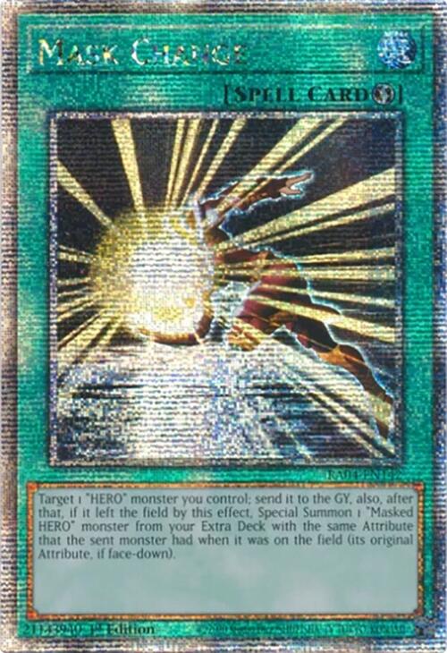 Mask Change [RA04-EN142] Quarter Century Secret Rare | The CG Realm
