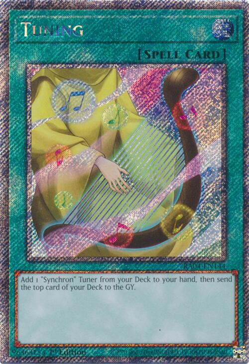 Tuning [RA04-EN144] Platinum Secret Rare | The CG Realm