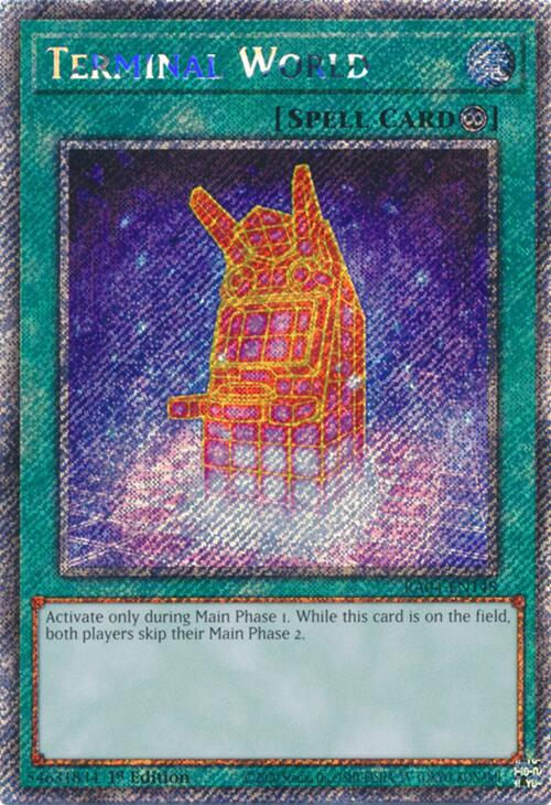 Terminal World [RA04-EN148] Platinum Secret Rare | The CG Realm