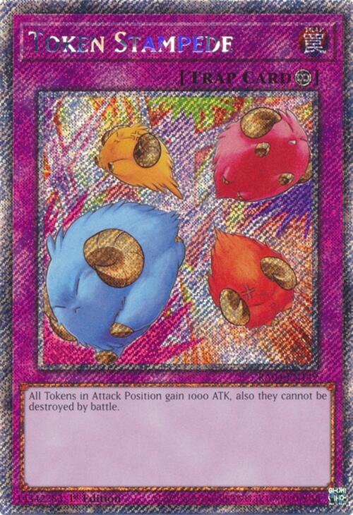 Token Stampede [RA04-EN149] Platinum Secret Rare | The CG Realm