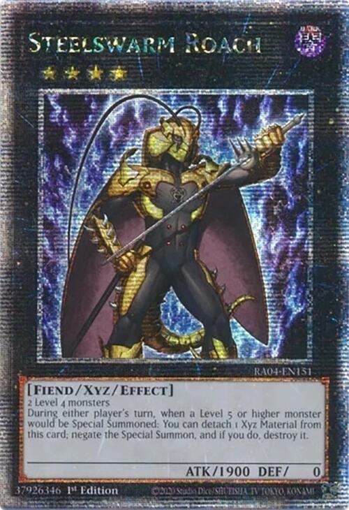 Steelswarm Roach [RA04-EN151] Quarter Century Secret Rare | The CG Realm