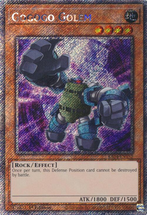 Gogogo Golem [RA04-EN152] Platinum Secret Rare | The CG Realm