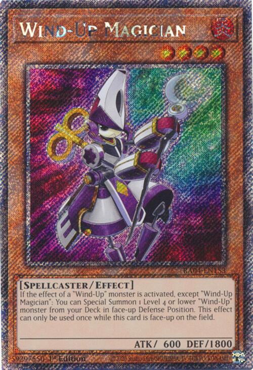 Wind-Up Magician [RA04-EN153] Platinum Secret Rare | The CG Realm