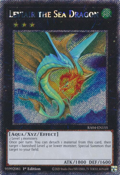 Leviair the Sea Dragon [RA04-EN155] Platinum Secret Rare | The CG Realm