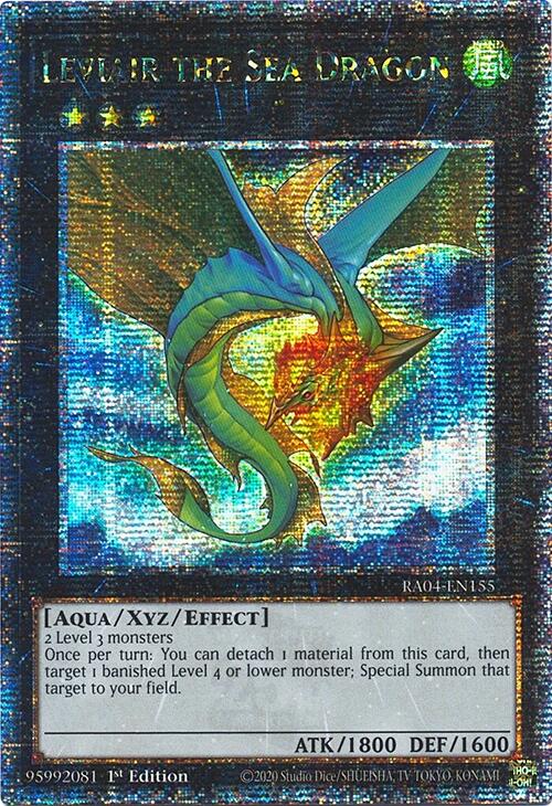 Leviair the Sea Dragon [RA04-EN155] Quarter Century Secret Rare | The CG Realm