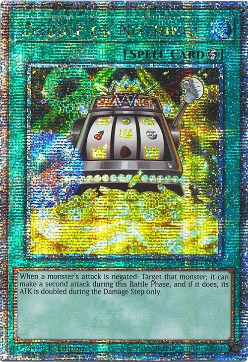 Double or Nothing! [RA04-EN156] Quarter Century Secret Rare | The CG Realm