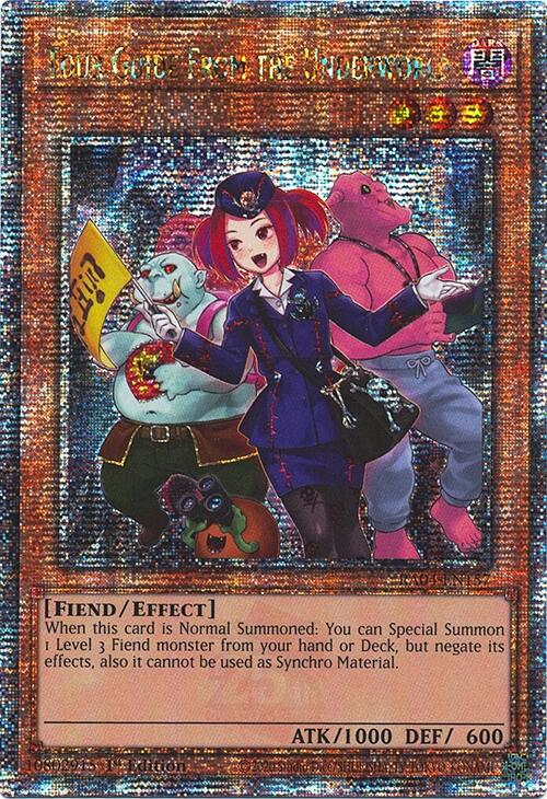 Tour Guide from the Underworld (Alternate Art) [RA04-EN157] Quarter Century Secret Rare | The CG Realm