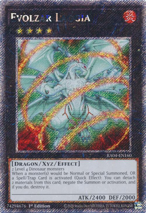 Evolzar Laggia [RA04-EN160] Platinum Secret Rare | The CG Realm