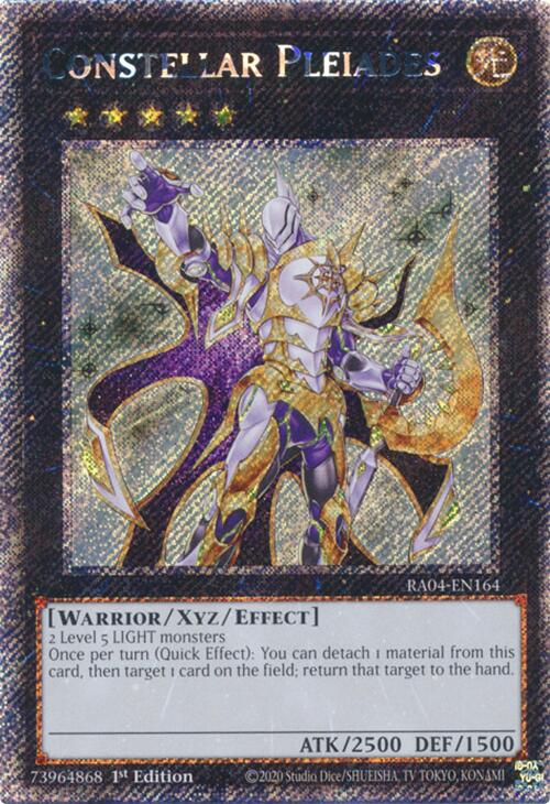 Constellar Pleiades [RA04-EN164] Platinum Secret Rare | The CG Realm