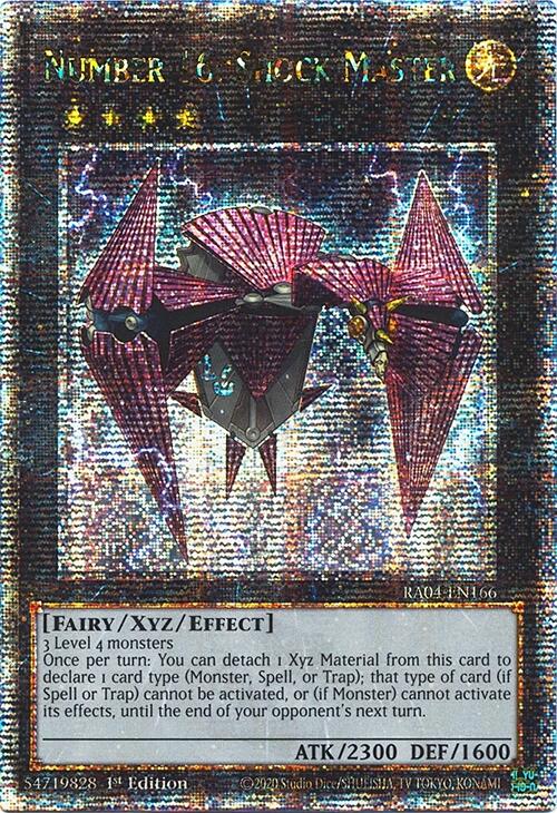 Number 16: Shock Master [RA04-EN166] Quarter Century Secret Rare | The CG Realm