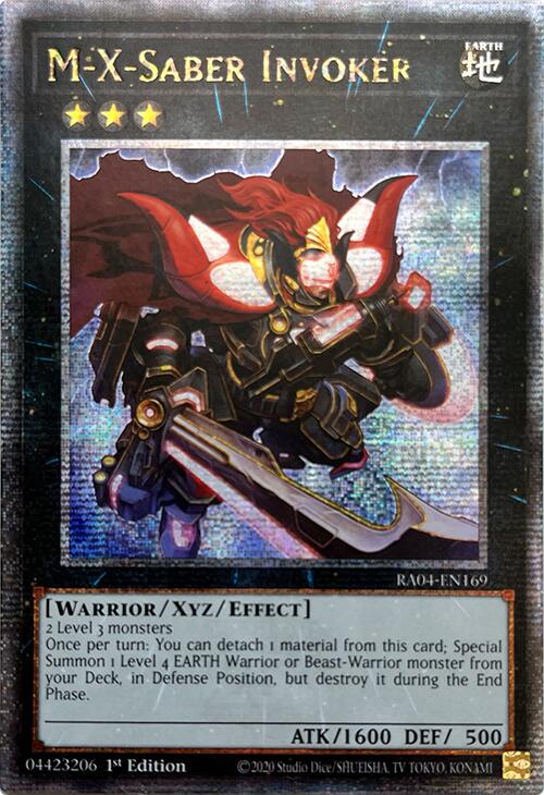 M-X-Saber Invoker [RA04-EN169] Quarter Century Secret Rare | The CG Realm