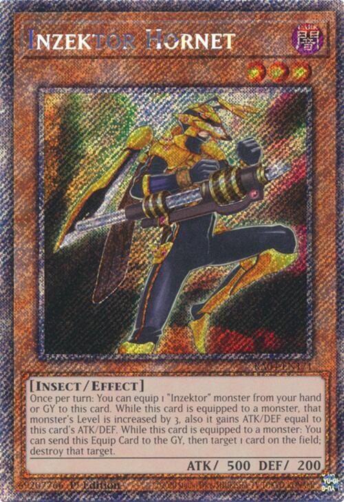 Inzektor Hornet [RA04-EN171] Platinum Secret Rare | The CG Realm