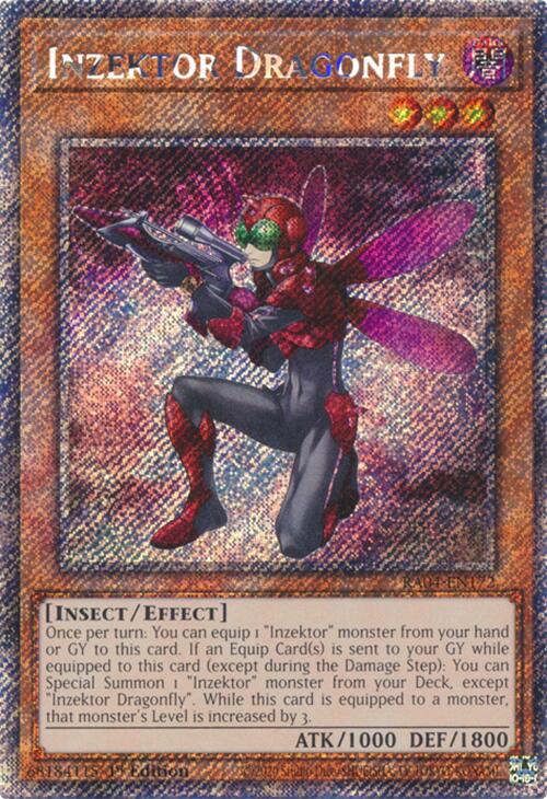 Inzektor Dragonfly [RA04-EN172] Platinum Secret Rare | The CG Realm