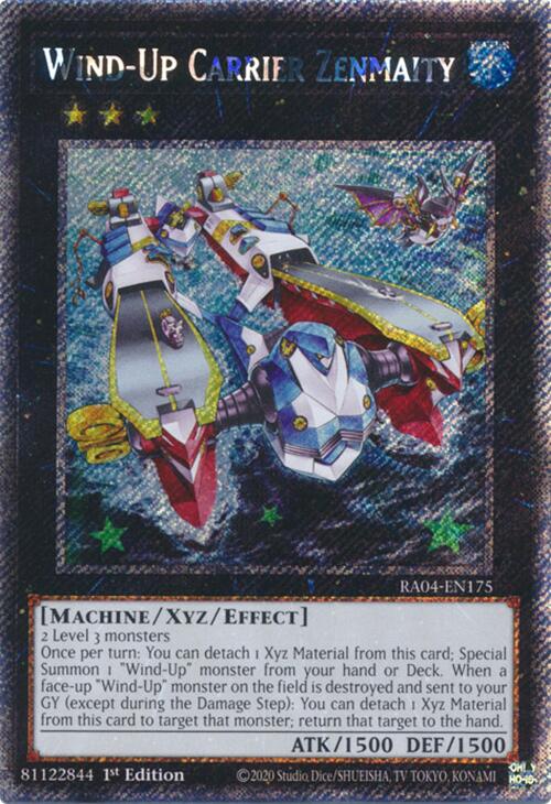 Wind-Up Carrier Zenmaity [RA04-EN175] Platinum Secret Rare | The CG Realm