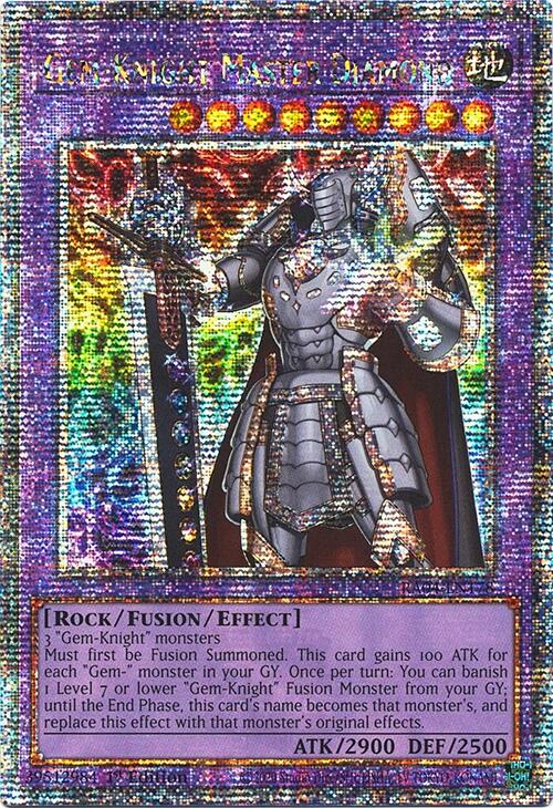 Gem-Knight Master Diamond [RA04-EN178] Quarter Century Secret Rare | The CG Realm