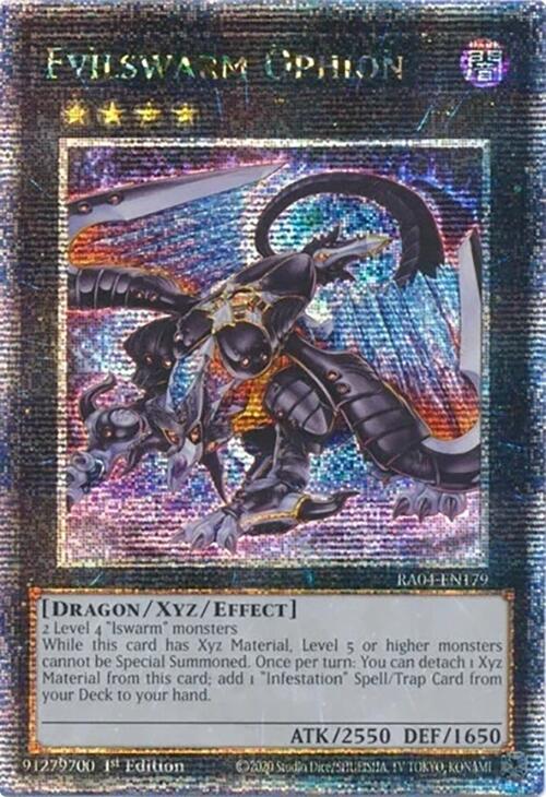 Evilswarm Ophion [RA04-EN179] Quarter Century Secret Rare | The CG Realm